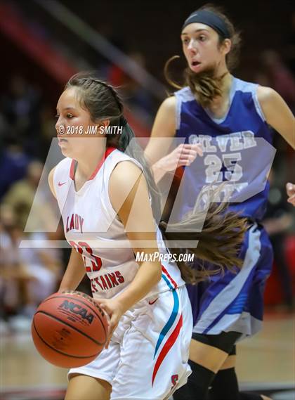 Thumbnail 1 in Silver @ Shiprock (NMAA 4A Quarterfinal) photogallery.