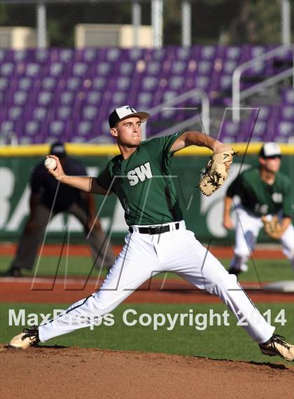 Thumbnail 2 in Blue Valley Southwest vs Eisenhower (KSHSAA 5A Playoff) photogallery.