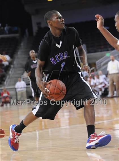 Thumbnail 1 in Centennial vs. Serra (CIF SoCal D3 Final) photogallery.
