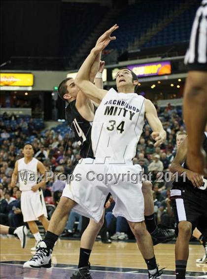 Thumbnail 2 in Archbishop Mitty vs. Woodcreek (CIF NorCal D2 Regional Final) photogallery.