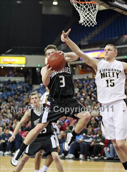 Thumbnail 1 in Archbishop Mitty vs. Woodcreek (CIF NorCal D2 Regional Final) photogallery.