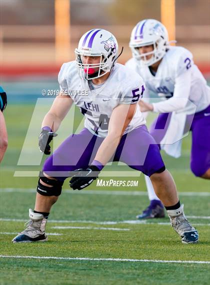 Thumbnail 2 in Farmington @ Lehi (UHSAA 5A Quarterfinal) photogallery.