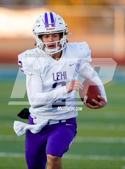Thumbnail 3 in Farmington @ Lehi (UHSAA 5A Quarterfinal) photogallery.