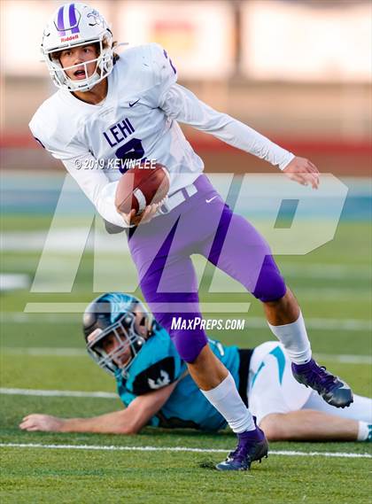 Thumbnail 1 in Farmington @ Lehi (UHSAA 5A Quarterfinal) photogallery.