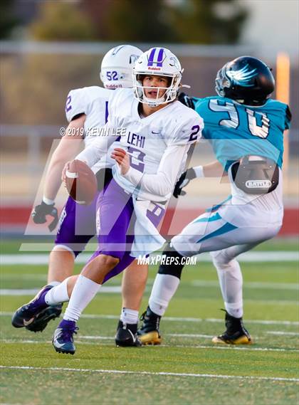 Thumbnail 3 in Farmington @ Lehi (UHSAA 5A Quarterfinal) photogallery.