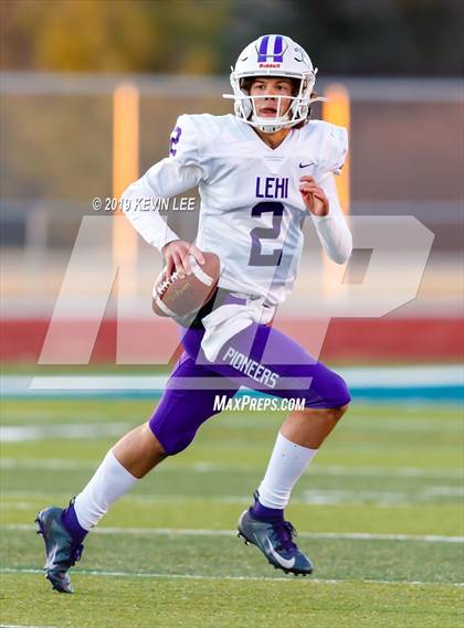 Thumbnail 2 in Farmington @ Lehi (UHSAA 5A Quarterfinal) photogallery.