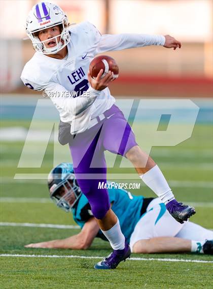 Thumbnail 2 in Farmington @ Lehi (UHSAA 5A Quarterfinal) photogallery.