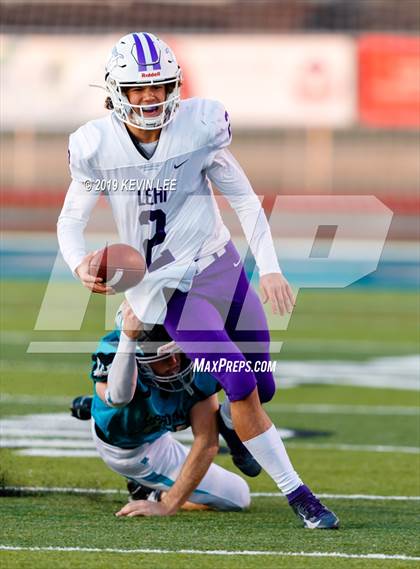 Thumbnail 2 in Farmington @ Lehi (UHSAA 5A Quarterfinal) photogallery.