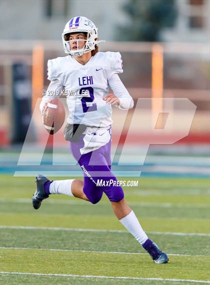 Thumbnail 3 in Farmington @ Lehi (UHSAA 5A Quarterfinal) photogallery.