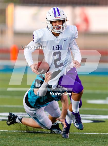 Thumbnail 1 in Farmington @ Lehi (UHSAA 5A Quarterfinal) photogallery.