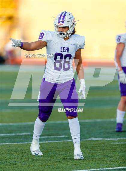 Thumbnail 2 in Farmington @ Lehi (UHSAA 5A Quarterfinal) photogallery.