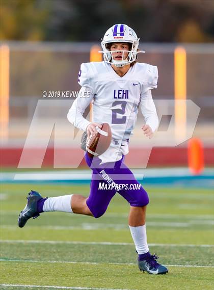 Thumbnail 3 in Farmington @ Lehi (UHSAA 5A Quarterfinal) photogallery.