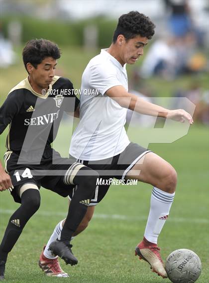 Thumbnail 3 in Long Beach Poly @ Servite (CIF-SS D1 Playoffs) photogallery.