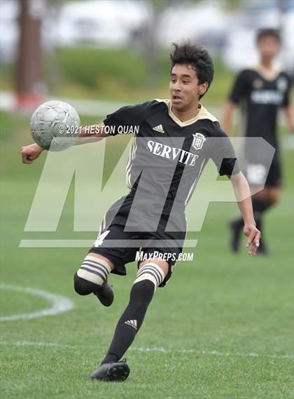Thumbnail 1 in Long Beach Poly @ Servite (CIF-SS D1 Playoffs) photogallery.