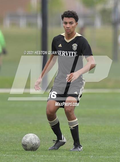 Thumbnail 1 in Long Beach Poly @ Servite (CIF-SS D1 Playoffs) photogallery.