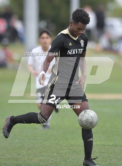 Thumbnail 1 in Long Beach Poly @ Servite (CIF-SS D1 Playoffs) photogallery.