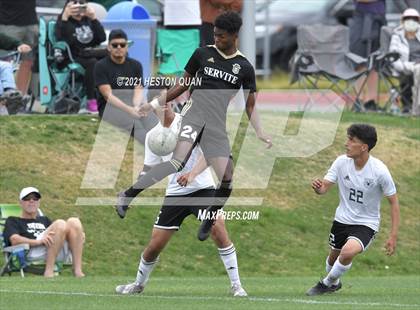 Thumbnail 1 in Long Beach Poly @ Servite (CIF-SS D1 Playoffs) photogallery.