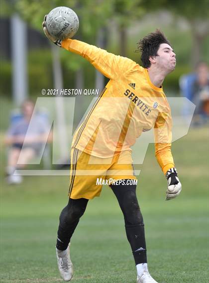 Thumbnail 2 in Long Beach Poly @ Servite (CIF-SS D1 Playoffs) photogallery.