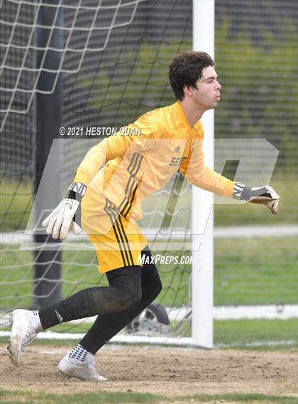 Thumbnail 1 in Long Beach Poly @ Servite (CIF-SS D1 Playoffs) photogallery.