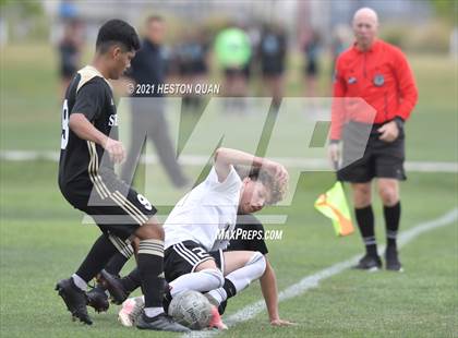 Thumbnail 1 in Long Beach Poly @ Servite (CIF-SS D1 Playoffs) photogallery.