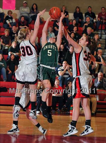 Thumbnail 3 in Delaware County Christian vs Tri-Valley (PIAA A Quarterfinals) photogallery.