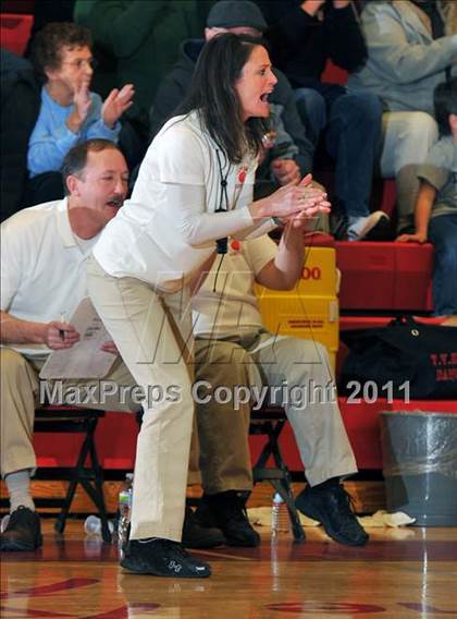 Thumbnail 3 in Delaware County Christian vs Tri-Valley (PIAA A Quarterfinals) photogallery.