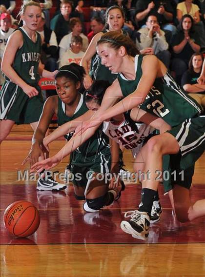 Thumbnail 3 in Delaware County Christian vs Tri-Valley (PIAA A Quarterfinals) photogallery.