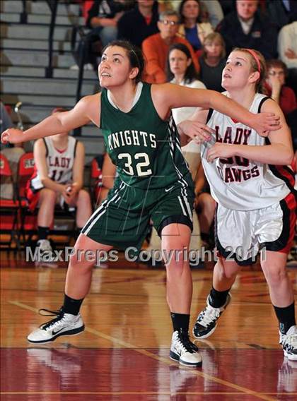 Thumbnail 1 in Delaware County Christian vs Tri-Valley (PIAA A Quarterfinals) photogallery.