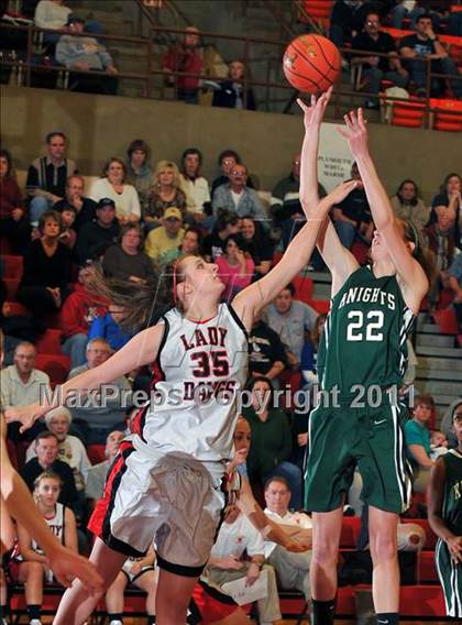 Thumbnail 2 in Delaware County Christian vs Tri-Valley (PIAA A Quarterfinals) photogallery.