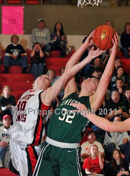 Thumbnail 3 in Delaware County Christian vs Tri-Valley (PIAA A Quarterfinals) photogallery.