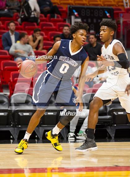 Thumbnail 1 in Gulliver Prep vs. University (HoopHall Miami Invitational) photogallery.