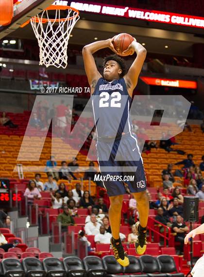 Thumbnail 1 in Gulliver Prep vs. University (HoopHall Miami Invitational) photogallery.