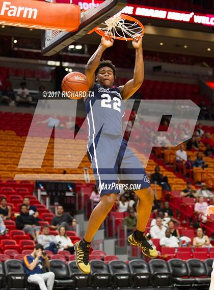 Thumbnail 1 in Gulliver Prep vs. University (HoopHall Miami Invitational) photogallery.