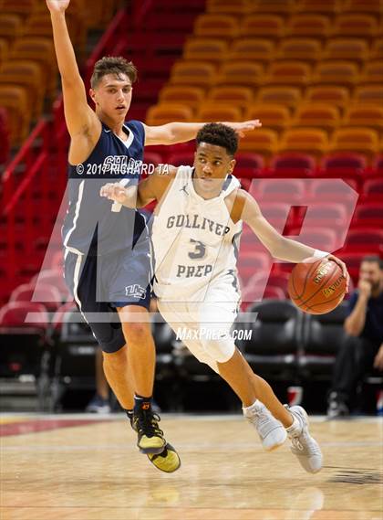 Thumbnail 3 in Gulliver Prep vs. University (HoopHall Miami Invitational) photogallery.