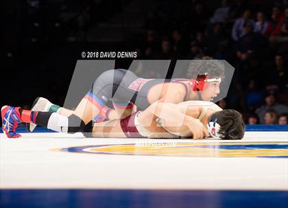 Thumbnail 2 in CIF State Boys Wrestling Championships (Finals) photogallery.