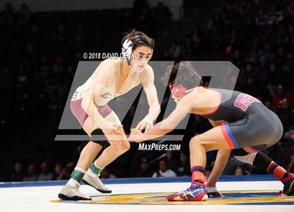 Thumbnail 2 in CIF State Boys Wrestling Championships (Finals) photogallery.