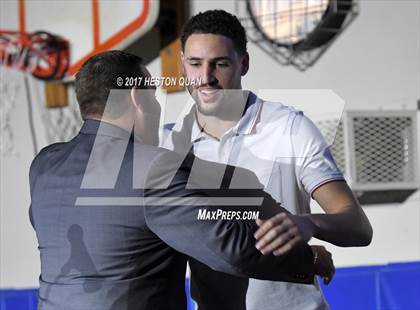 Thumbnail 3 in Klay Thompson Jersey Retirement Ceremony photogallery.
