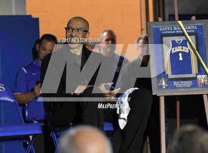 Thumbnail 1 in Klay Thompson Jersey Retirement Ceremony photogallery.