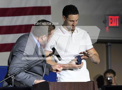 Thumbnail 1 in Klay Thompson Jersey Retirement Ceremony photogallery.