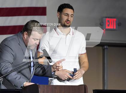 Thumbnail 3 in Klay Thompson Jersey Retirement Ceremony photogallery.