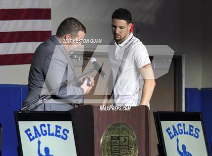 Thumbnail 3 in Klay Thompson Jersey Retirement Ceremony photogallery.