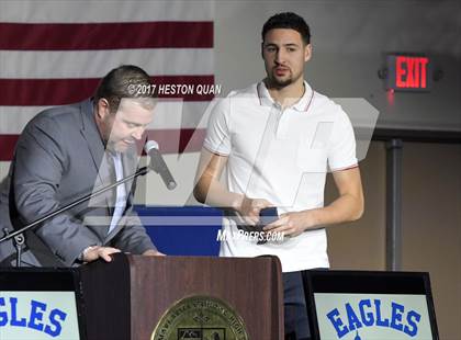 Thumbnail 2 in Klay Thompson Jersey Retirement Ceremony photogallery.