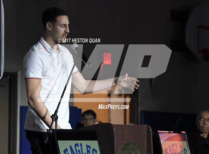 Thumbnail 2 in Klay Thompson Jersey Retirement Ceremony photogallery.