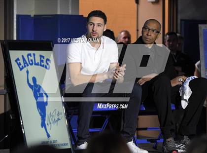 Thumbnail 1 in Klay Thompson Jersey Retirement Ceremony photogallery.