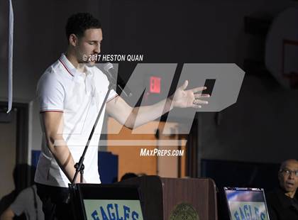 Thumbnail 3 in Klay Thompson Jersey Retirement Ceremony photogallery.