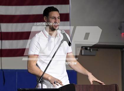 Thumbnail 3 in Klay Thompson Jersey Retirement Ceremony photogallery.