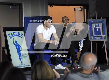 Thumbnail 3 in Klay Thompson Jersey Retirement Ceremony photogallery.