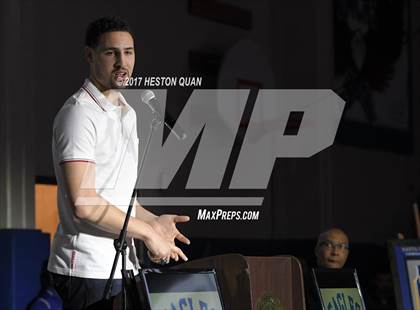 Thumbnail 3 in Klay Thompson Jersey Retirement Ceremony photogallery.