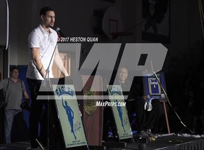 Thumbnail 2 in Klay Thompson Jersey Retirement Ceremony photogallery.