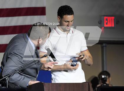 Thumbnail 2 in Klay Thompson Jersey Retirement Ceremony photogallery.